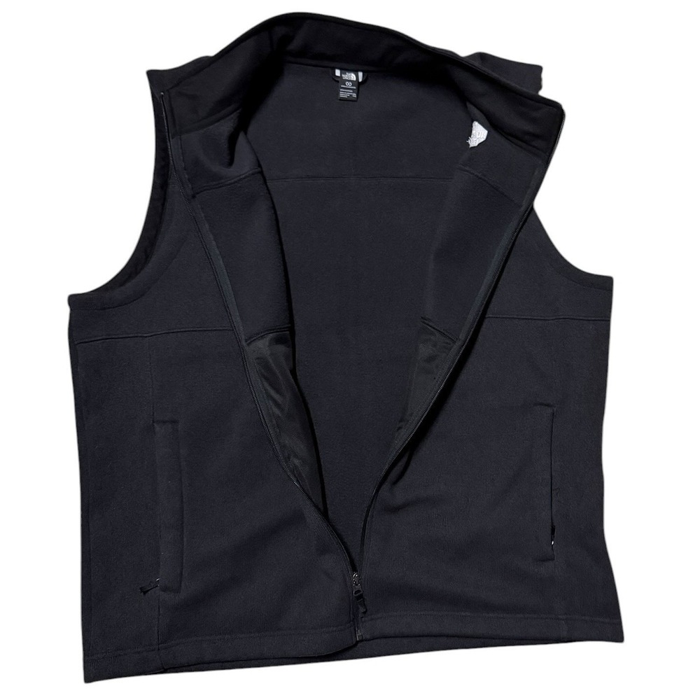 The North Face Vest Gordon Lyons Men's 2XL Black Fleece Full Zip Outdoors - Picture 5 of 11